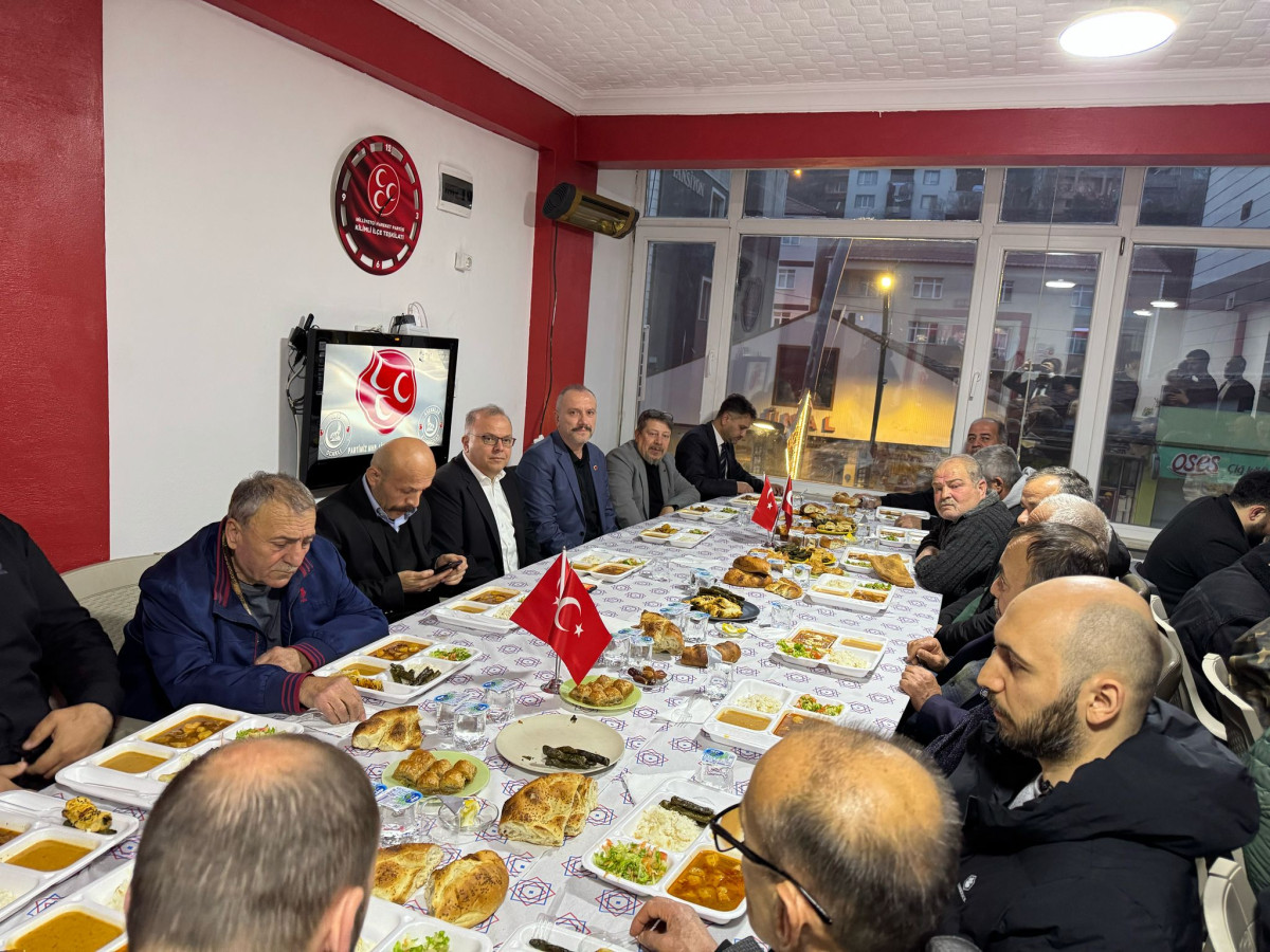 MHP Kilimli İlçe Başkanı Atakan Örer iftar verdi