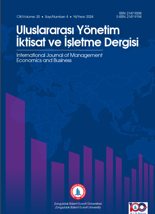 Uluslararası Yönetim İktisat ve İşletme Dergisi'nin Yeni Sayısı Yayımlandı